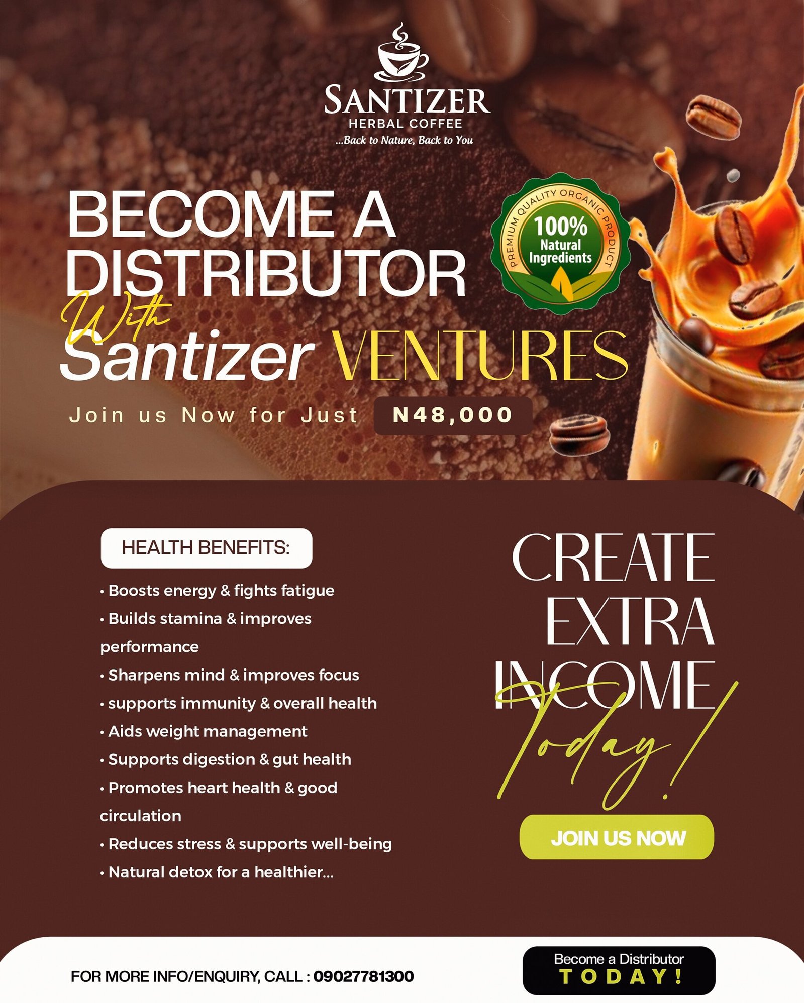 Santizer Restore Royal Coffee - Image 3