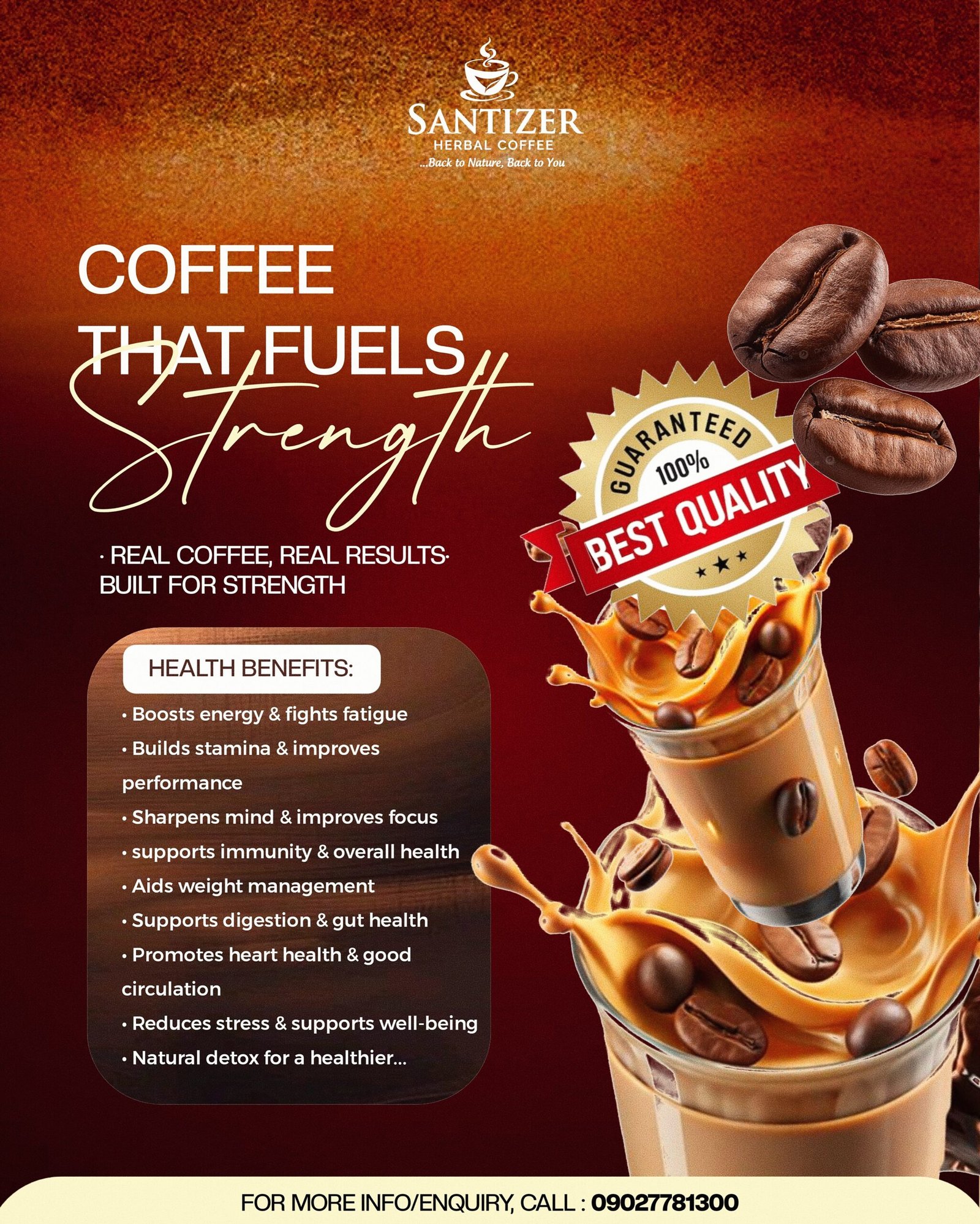 Santizer Restore Royal Coffee - Image 4